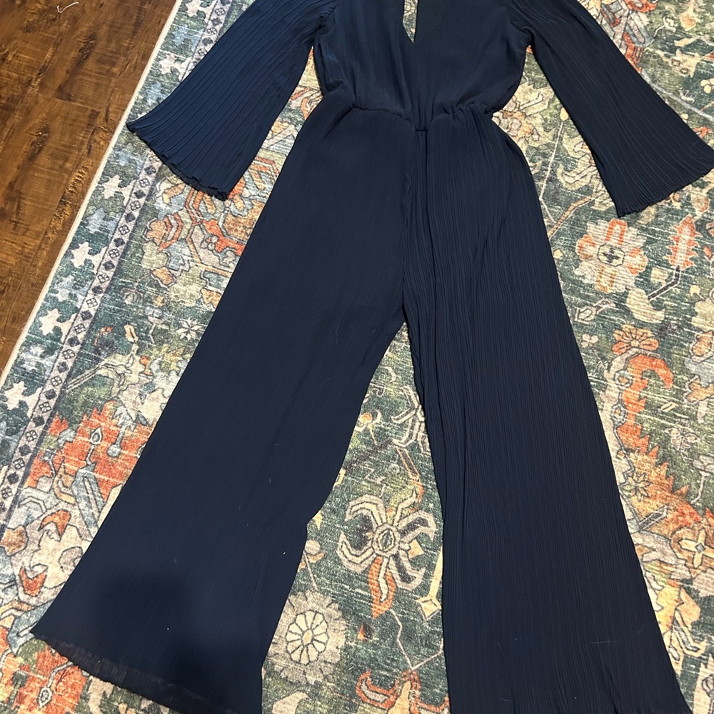 Zara Dark Blue Jumpsuit